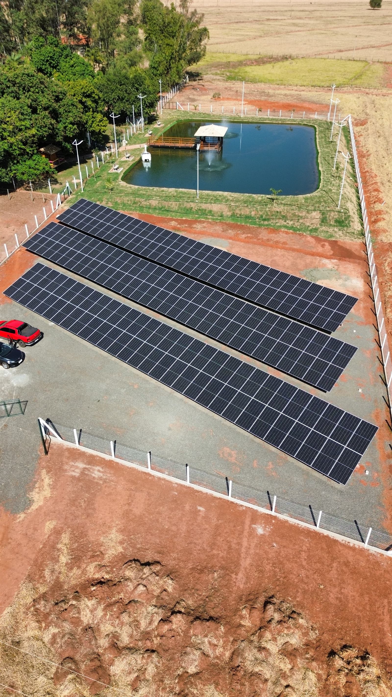 Usina solar rural de investimento em Tanabi